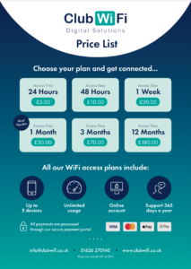clubwifi price list 2022