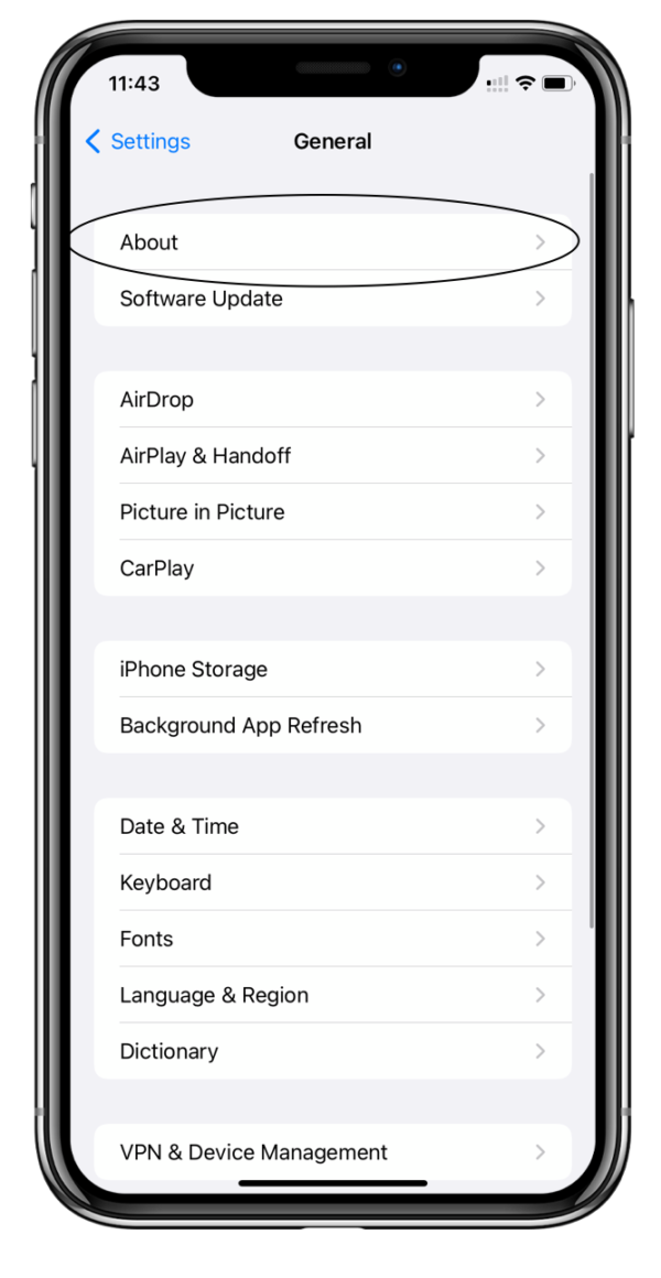 iPhone/iPad Locating the MAC address ClubWiFi